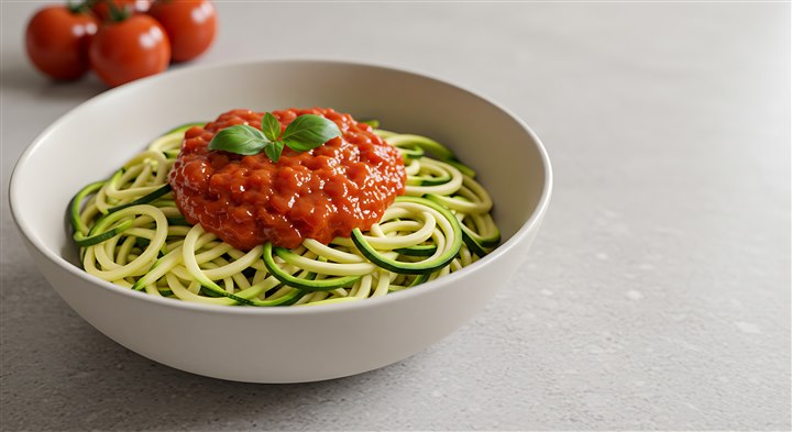 Zucchini Noodle Spaghetti